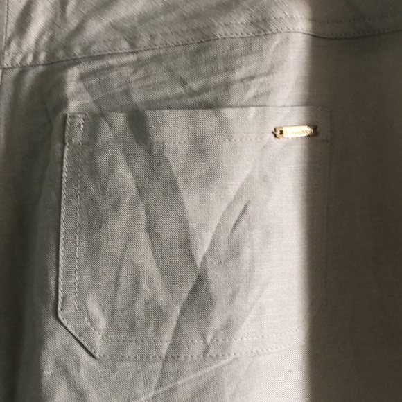 Calvin Klein Linen/Rayon Wide Leg Pants Size 6 - Picture 7 of 9